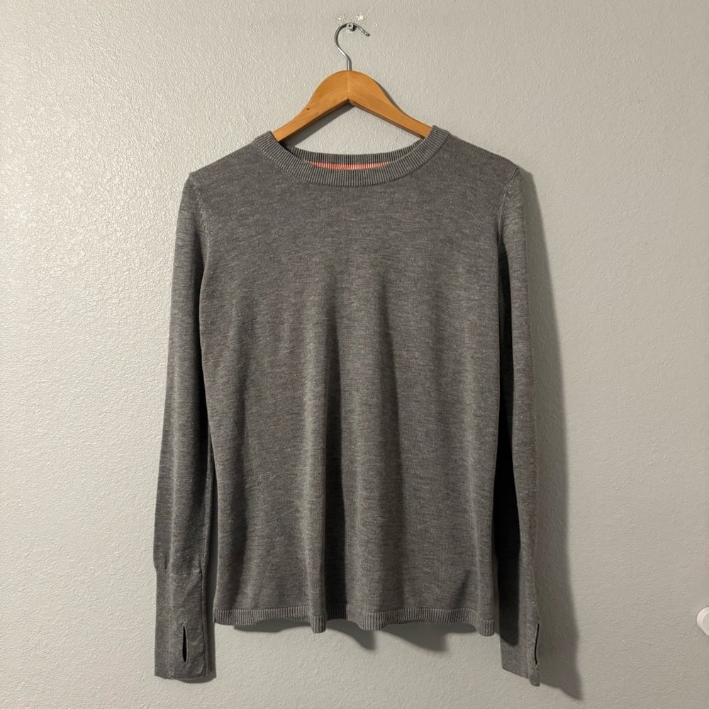 lululemon 🍋 athletica Gray Crew Neck Sweater - Picture 14 of 16